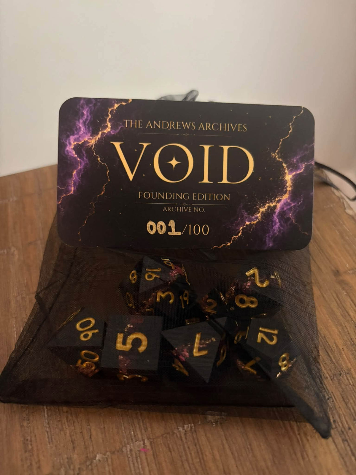The Andrews Archives Dice Set