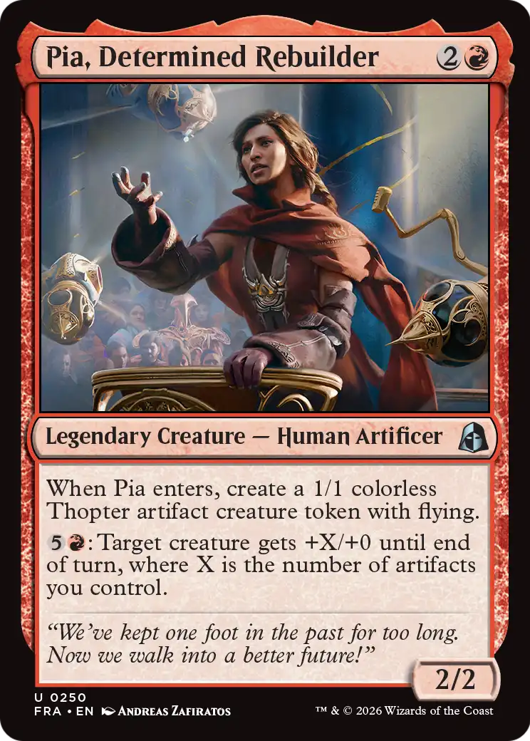 Pia, Determined Rebuilder [Reality Fracture]