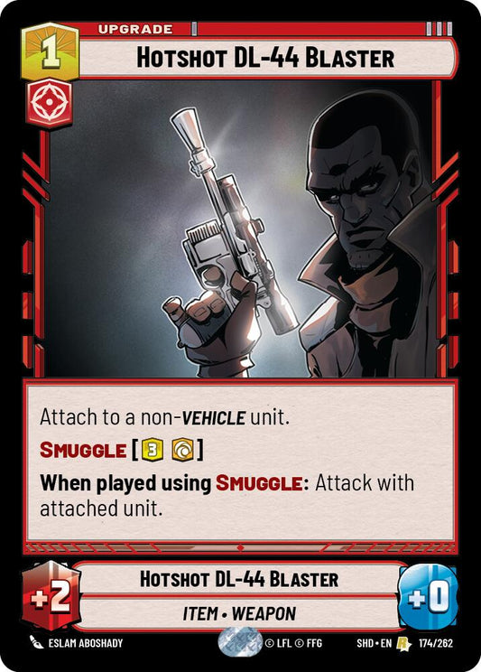 Hotshot DL-44 Blaster (174/262) (174/262) [Shadows of the Galaxy]