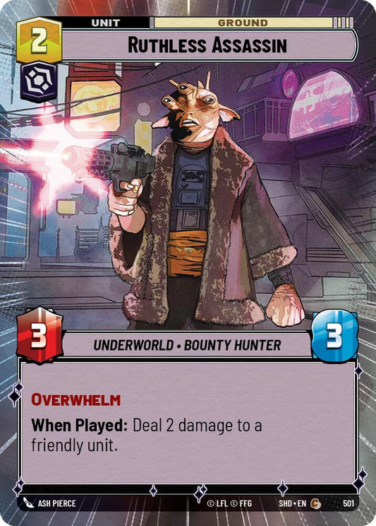 Ruthless Assassin (501) (Hyperspace) (501) [Shadows of the Galaxy]