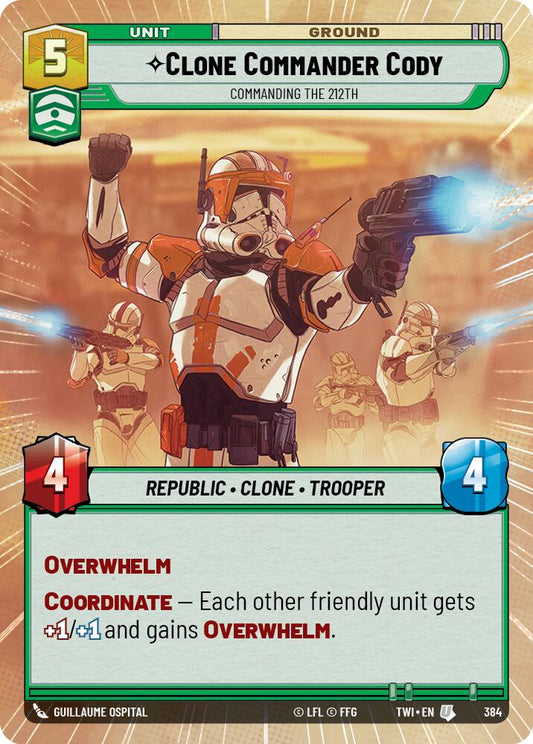 Clone Commander Cody - Commanding the 212th (384) (Hyperspace) (384) [Twilight of the Republic]