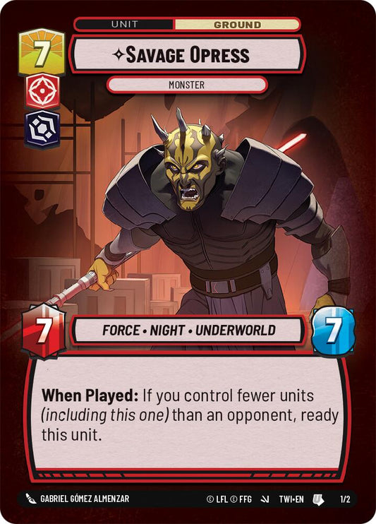Savage Opress - Monster (1/2) (1/2) [Store Showdown Promos]