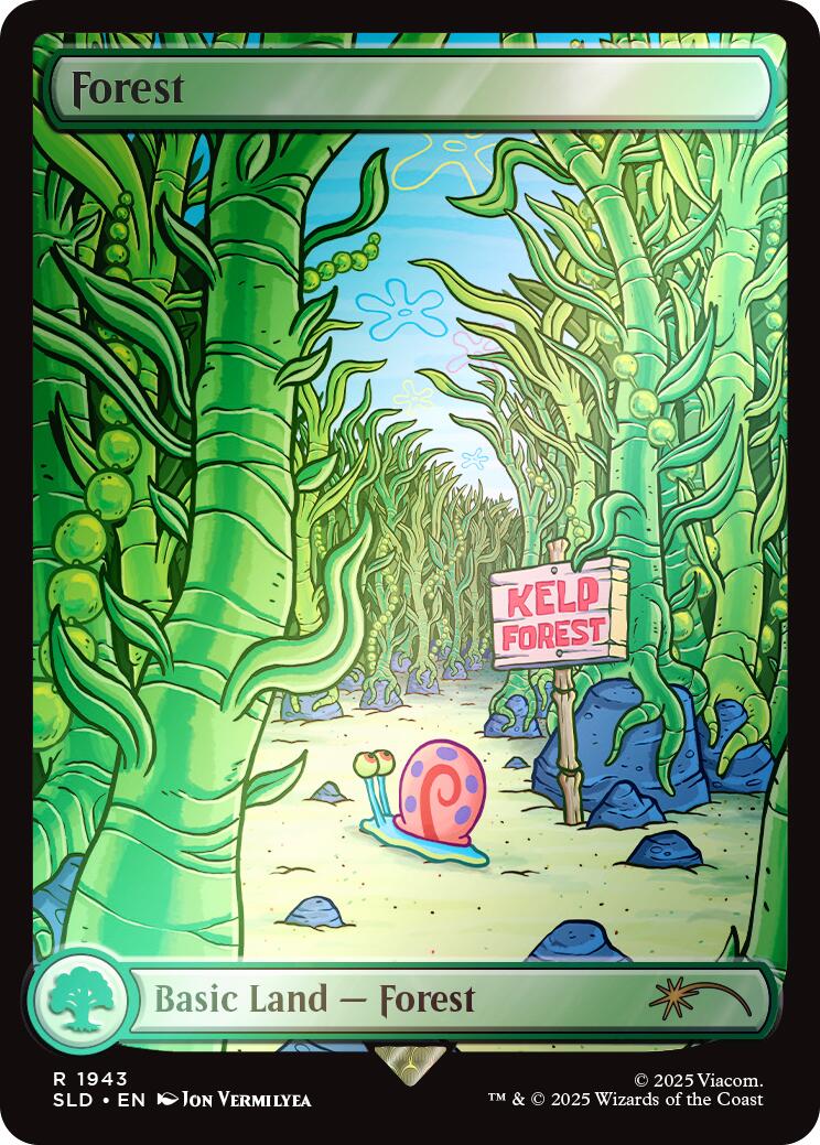 Forest (1943) (Rainbow Foil) [Secret Lair Drop Series]