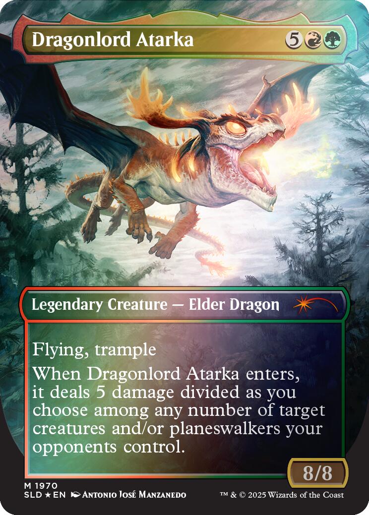Dragonlord Atarka (Rainbow Foil) [Secret Lair Drop Series]