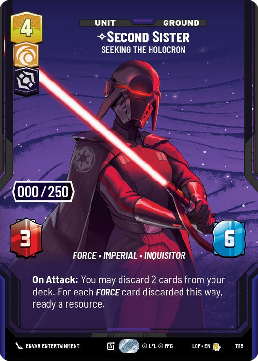 Second Sister - Seeking the Holocron (1115) (Serialized) (1115) [Legends of the Force]