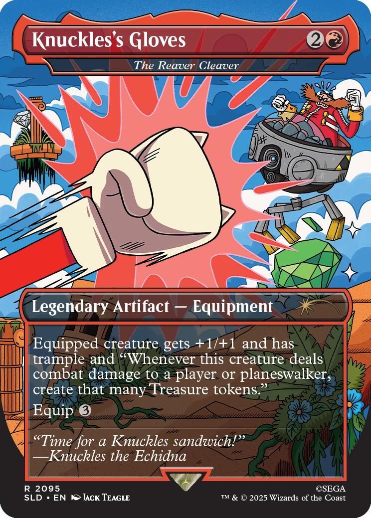 Knuckles's Gloves - The Reaver Cleaver [Secret Lair Drop Series]