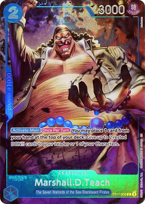 Marshall.D.Teach (Seven Warlords of the Sea Binder Set) [One Piece Promotion Cards]