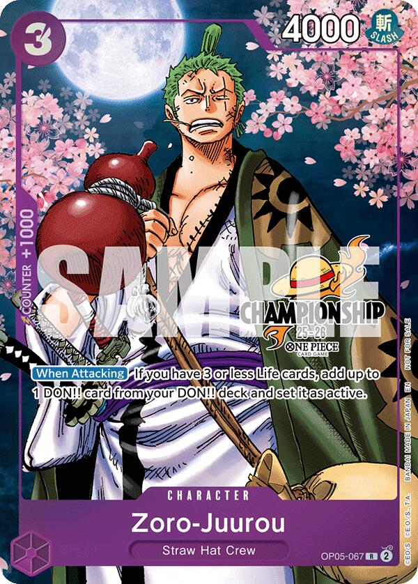 Zoro-Juurou (CS 25-26 Event Pack Finalist Ver.) [One Piece Promotion Cards]