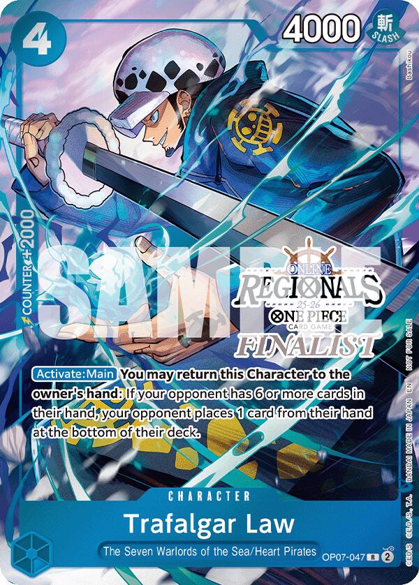 Trafalgar Law (Online Regional Finalist Card Set 2025 Vol.2) [One Piece Promotion Cards]