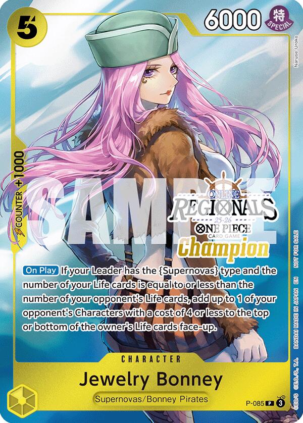 Jewelry Bonney (Online Regional Champion Card Set 2025 Vol.2) [One Piece Promotion Cards]