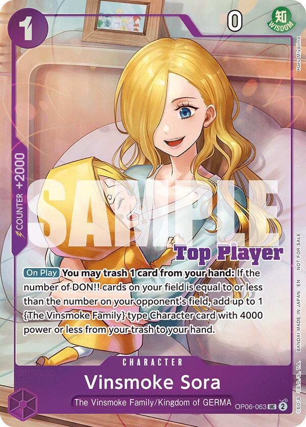 Vinsmoke Sora (CS 25-26 Top Player Pack Vol. 2) [One Piece Promotion Cards]
