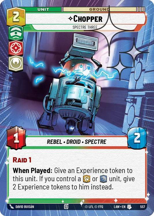 Chopper - Spectre Three (557) (Hyperspace Foil) (557) [A Lawless Time]