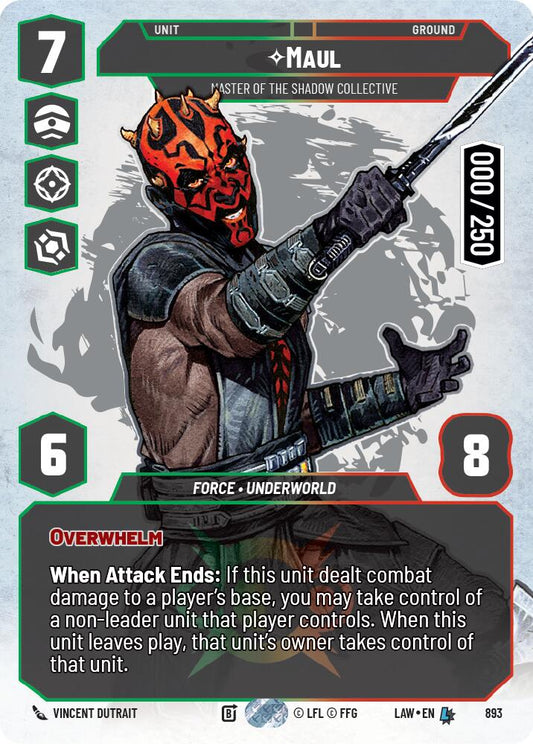Maul - Master of the Shadow Collective (Serialized) (893) (893) [A Lawless Time]