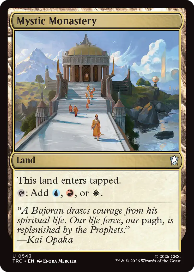 Mystic Monastery (Surge Foil) [Star Trek Commander]