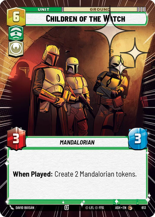 Children of the Watch (613) (Hyperspace Foil) (613) [Ashes of the Empire]