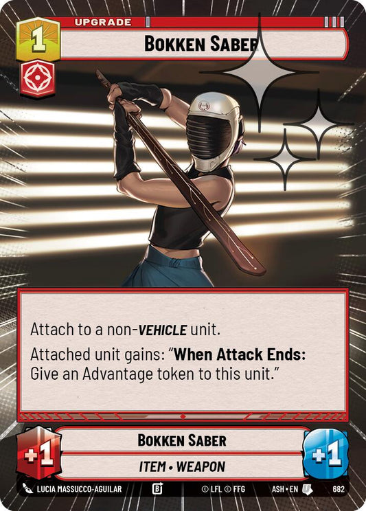 Bokken Saber (682) (Hyperspace Foil) (682) [Ashes of the Empire]