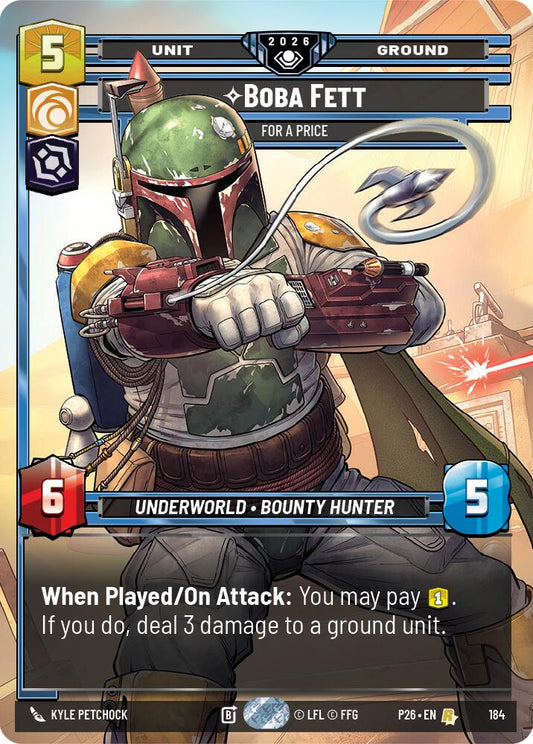 Boba Fett - For a Price (184) (184) [Galactic Championship 2026]
