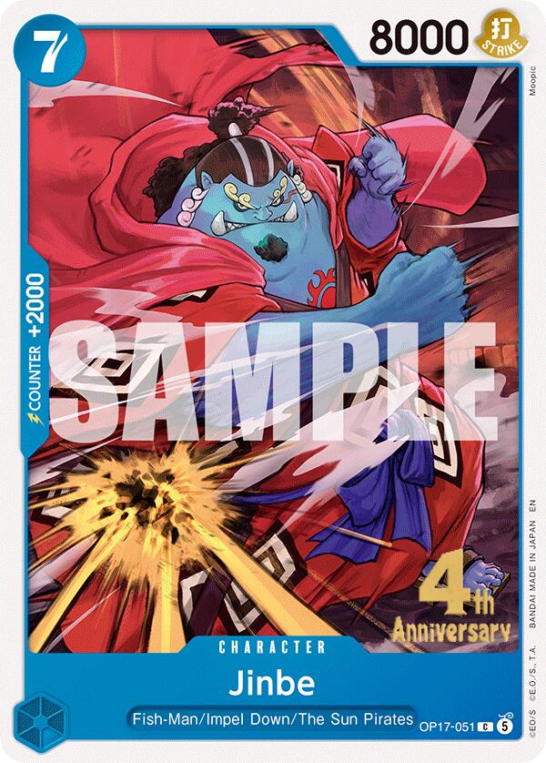 Jinbe [The World's Strongest Warriors Release Event Cards]