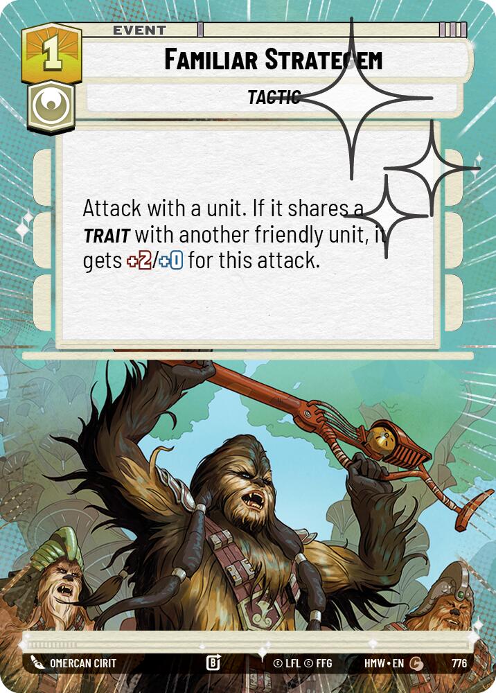 Familiar Strategem (776) (Hyperspace Foil) (776) [Homeworlds]