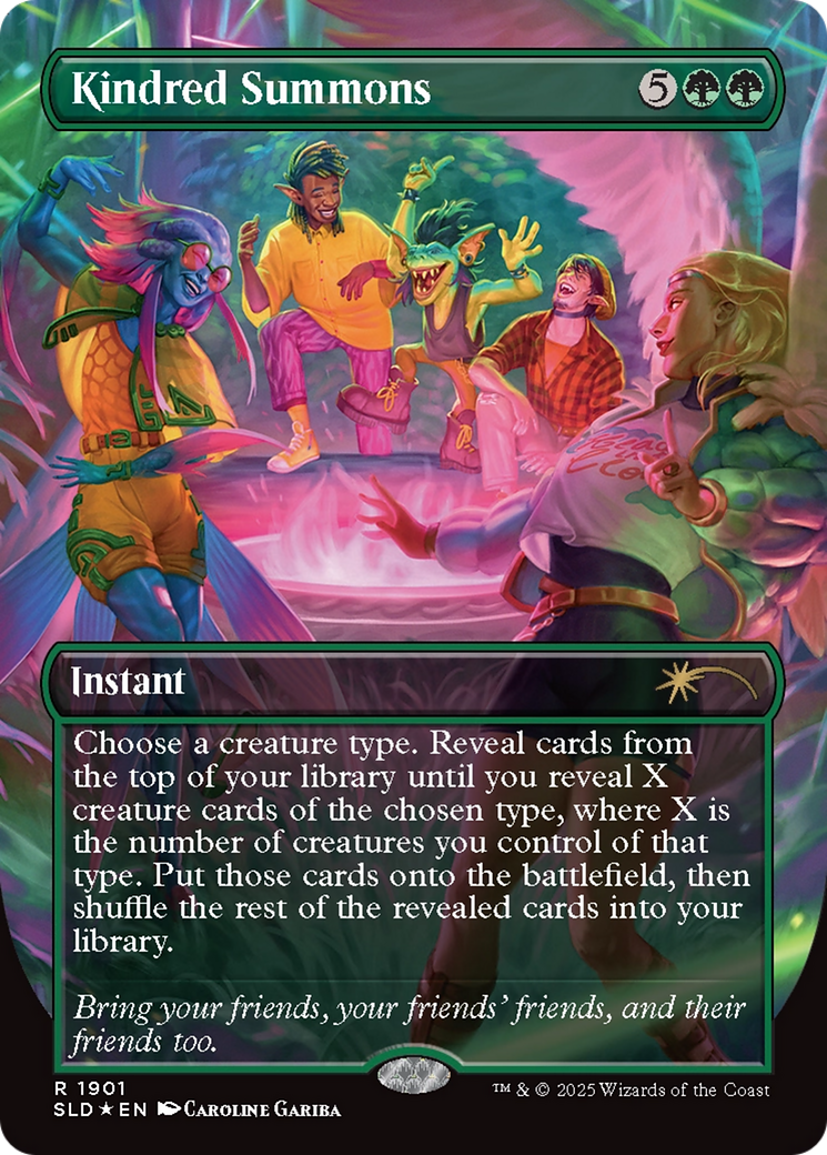 Kindred Summons (Double Rainbow Foil) [Secret Lair Drop Series]