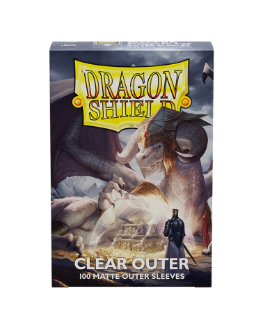 Dragon Shield 100ct Clear Matte Outer Sleeves