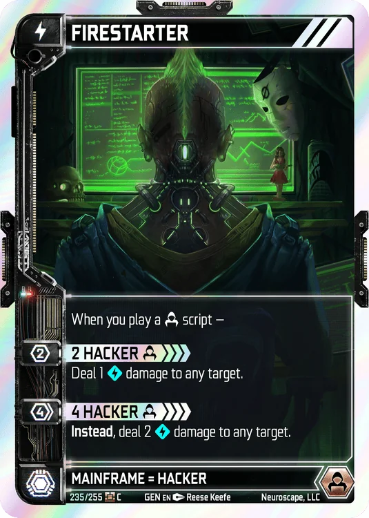 Firestarter [Neuroscape:Genesis 235/255]