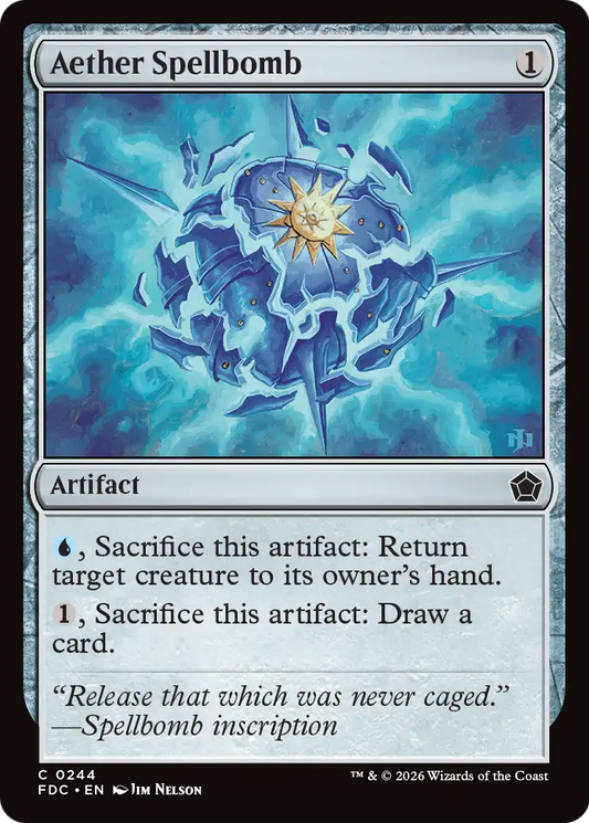 Aether Spellbomb [Foundations Commander]